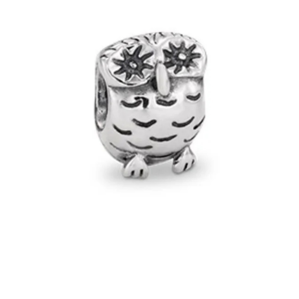 Pandora Wise Owl Charm 925 ALE Sterling Silver Graduation 790278